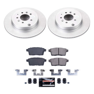 PowerStop® - Z23 Evolution Geomet® Plain Rear Brake Kit