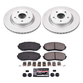 PowerStop® - Z23 Evolution Geomet® Plain Front Brake Kit