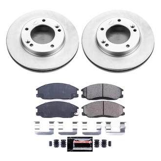 PowerStop® - Z23 Evolution Geomet® Plain Front Brake Kit