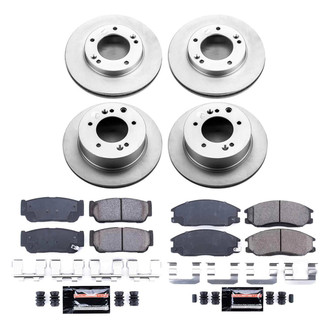 PowerStop® - Z23 Evolution Geomet® Plain Front and Rear Brake Kit