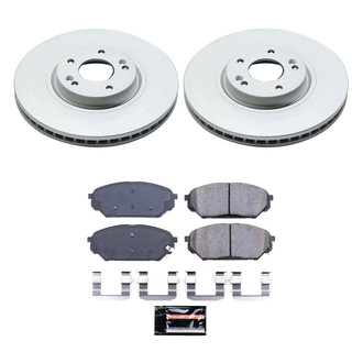 PowerStop® - Z23 Evolution Geomet® Plain Front Brake Kit
