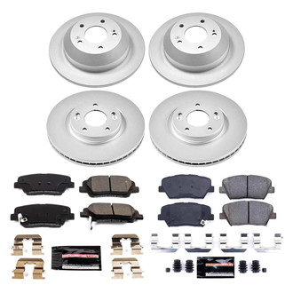 PowerStop® - Z23 Evolution Geomet® Plain Front and Rear Brake Kit
