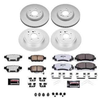 PowerStop® - Z36 Evolution Geomet® Plain Front and Rear Brake Kit