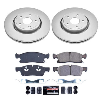 PowerStop® - Z23 Evolution Geomet® Plain Front Brake Kit