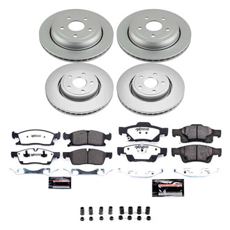 PowerStop® - Z36 Evolution Geomet® Plain Front and Rear Brake Kit