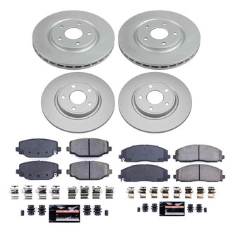 PowerStop® - Z23 Evolution Geomet® Plain Brake Kit