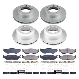 PowerStop® - Z23 Evolution Geomet® Plain Front and Rear Brake Kit
