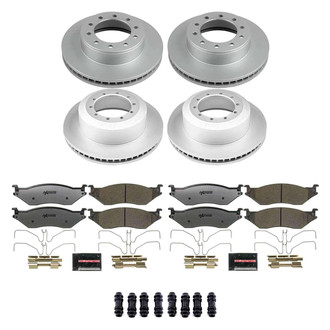 PowerStop® - Z36 Evolution Geomet® Plain Front and Rear Brake Kit