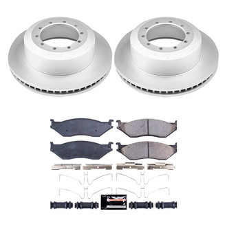 PowerStop® - Z23 Evolution Geomet® Plain Rear Brake Kit