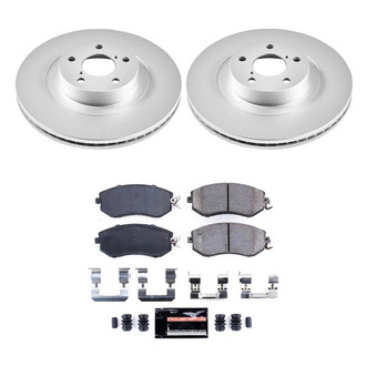 PowerStop® - Z23 Evolution Geomet® Plain Front Brake Kit