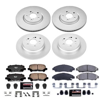 PowerStop® - Z23 Evolution Geomet® Plain Front and Rear Brake Kit