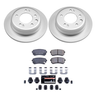 PowerStop® - Z23 Evolution Geomet® Plain Rear Brake Kit