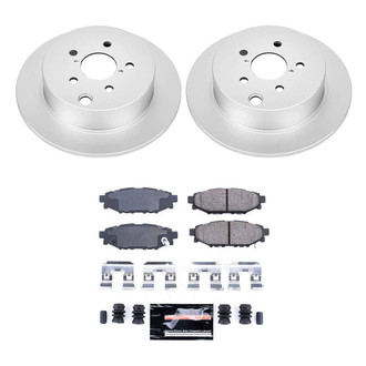 PowerStop® - Z23 Evolution Geomet® Plain Rear Brake Kit