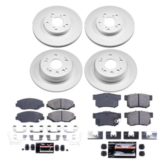 PowerStop® - Z23 Evolution Geomet® Plain Brake Kit