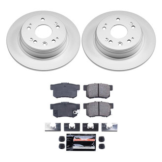 PowerStop® - Z23 Evolution Geomet® Plain Rear Brake Kit
