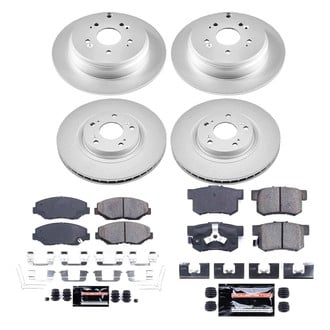 PowerStop® - Z23 Evolution Geomet® Plain Front and Rear Brake Kit
