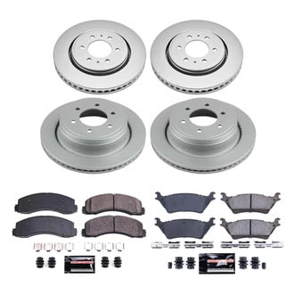 PowerStop® - Z23 Evolution Geomet® Plain Front and Rear Brake Kit