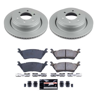 PowerStop® - Z23 Evolution Geomet® Plain Rear Brake Kit