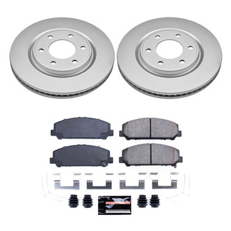 PowerStop® - Z23 Evolution Geomet® Plain Front Brake Kit