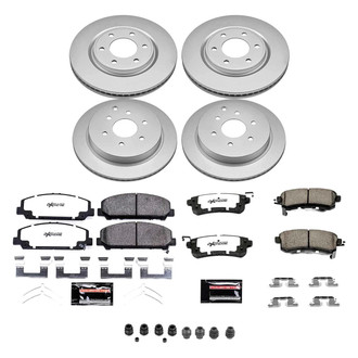 PowerStop® - Z36 Evolution Geomet® Plain Front and Rear Brake Kit
