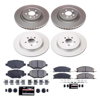 PowerStop® - Z23 Evolution Geomet® Plain Front and Rear Brake Kit