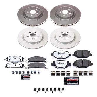 PowerStop® - Z36 Evolution Geomet® Plain Front and Rear Brake Kit