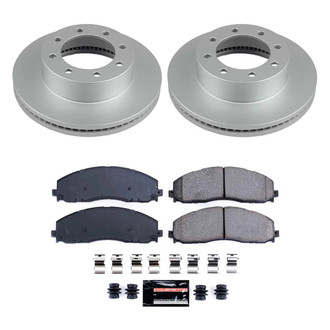 PowerStop® - Z23 Evolution Geomet® Plain Front Brake Kit