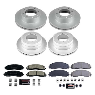 PowerStop® - Z23 Evolution Geomet® Plain Front and Rear Brake Kit