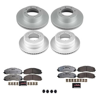 PowerStop® - Z36 Evolution Geomet® Plain Front and Rear Brake Kit
