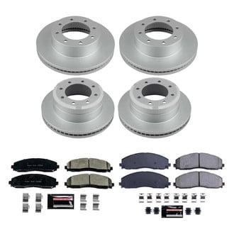 PowerStop® - Z23 Evolution Geomet® Plain Front and Rear Brake Kit