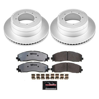 PowerStop® - Z36 Evolution Geomet® Plain Rear Brake Kit