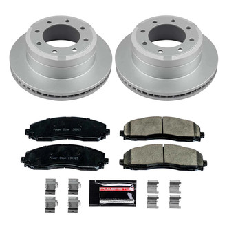 PowerStop® - Z23 Evolution Geomet® Plain Rear Brake Kit
