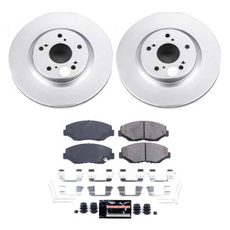 PowerStop® - Z23 Evolution Geomet® Plain Front Brake Kit