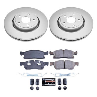 PowerStop® - Z23 Evolution Geomet® Plain Front Brake Kit
