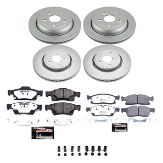 PowerStop® - Z36 Evolution Geomet® Plain Front and Rear Brake Kit
