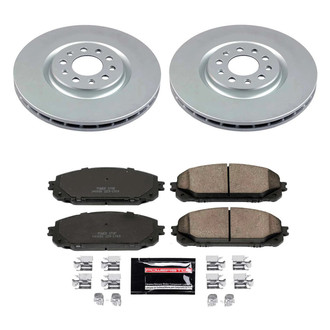 PowerStop® - Z23 Evolution Geomet® Plain Front Brake Kit