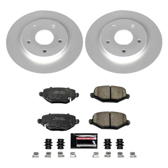 PowerStop® - Z23 Evolution Geomet® Plain Rear Brake Kit
