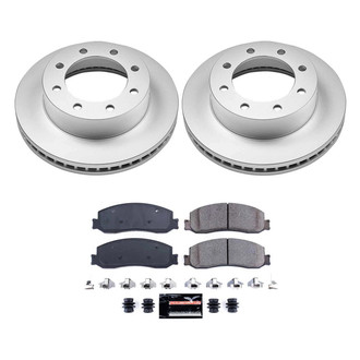 PowerStop® - Z23 Evolution Geomet® Plain Front Brake Kit