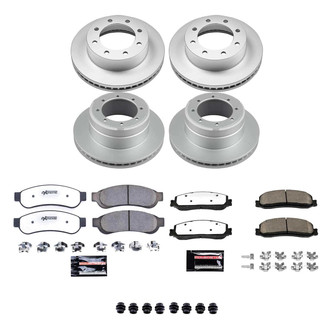 PowerStop® - Z36 Evolution Geomet® Plain Front and Rear Brake Kit