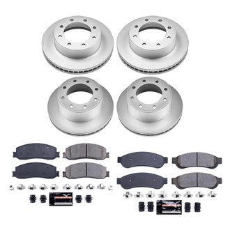PowerStop® - Z23 Evolution Geomet® Plain Front and Rear Brake Kit