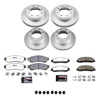 PowerStop® - Z36 Evolution Geomet® Plain Front and Rear Brake Kit