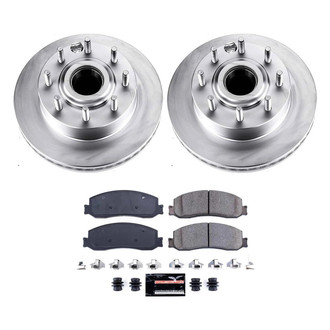 PowerStop® - Z23 Evolution Geomet® Plain Front Brake Kit