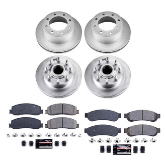 PowerStop® - Z23 Evolution Geomet® Plain Front and Rear Brake Kit