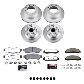 PowerStop® - Z36 Evolution Geomet® Plain Front and Rear Brake Kit