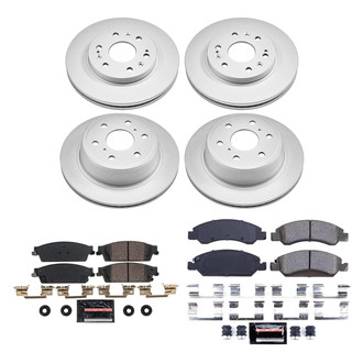 PowerStop® - Z23 Evolution Geomet® Plain Front and Rear Brake Kit