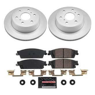 PowerStop® - Z23 Evolution Geomet® Plain Rear Brake Kit