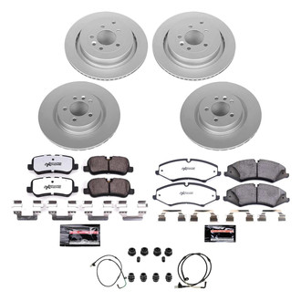 PowerStop® - Z36 Evolution Geomet® Plain Front and Rear Brake Kit