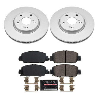 PowerStop® - Z23 Evolution Geomet® Plain Front Brake Kit