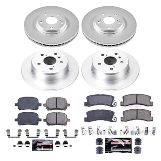 PowerStop® - Z23 Evolution Geomet® Plain Front and Rear Brake Kit