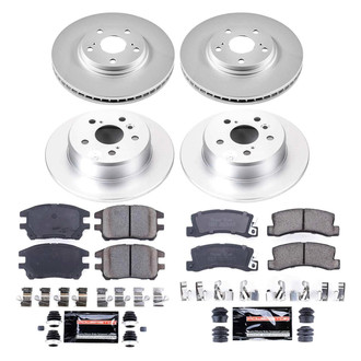 PowerStop® - Z23 Evolution Geomet® Plain Front and Rear Brake Kit